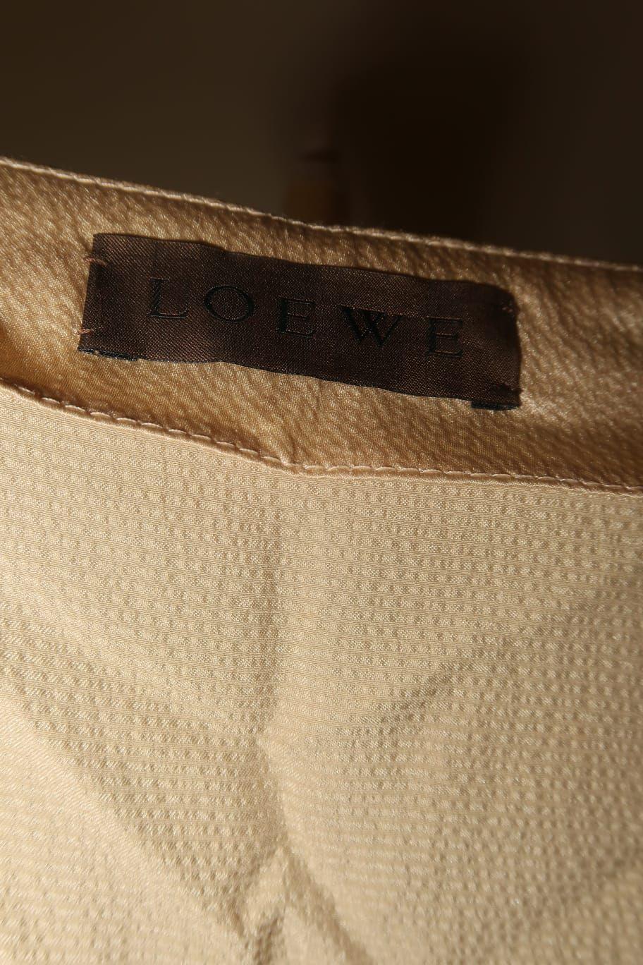 Loewe silk beige dress thumbnail 3