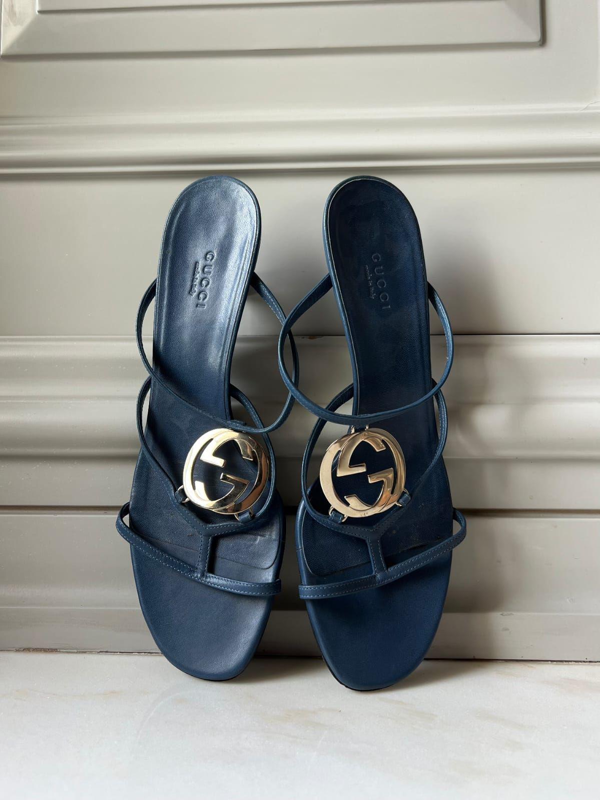 Gucci blue sandals thumbnail 2