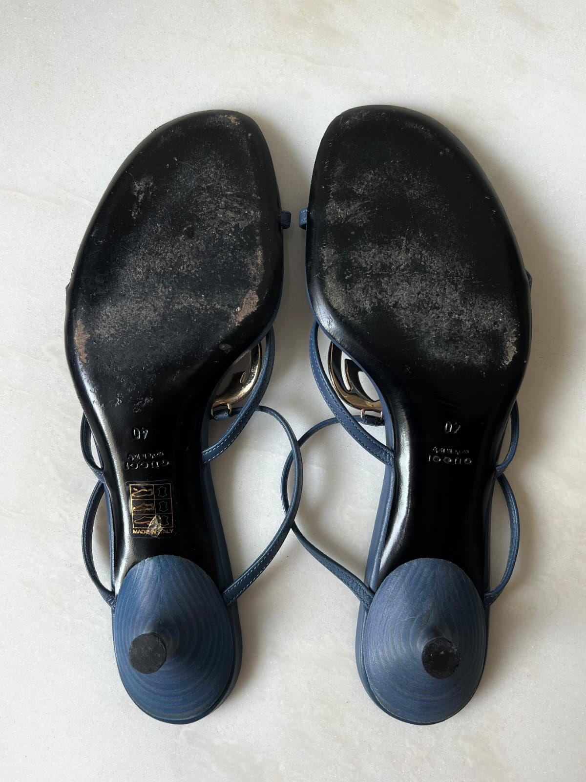 Gucci blue sandals thumbnail 4