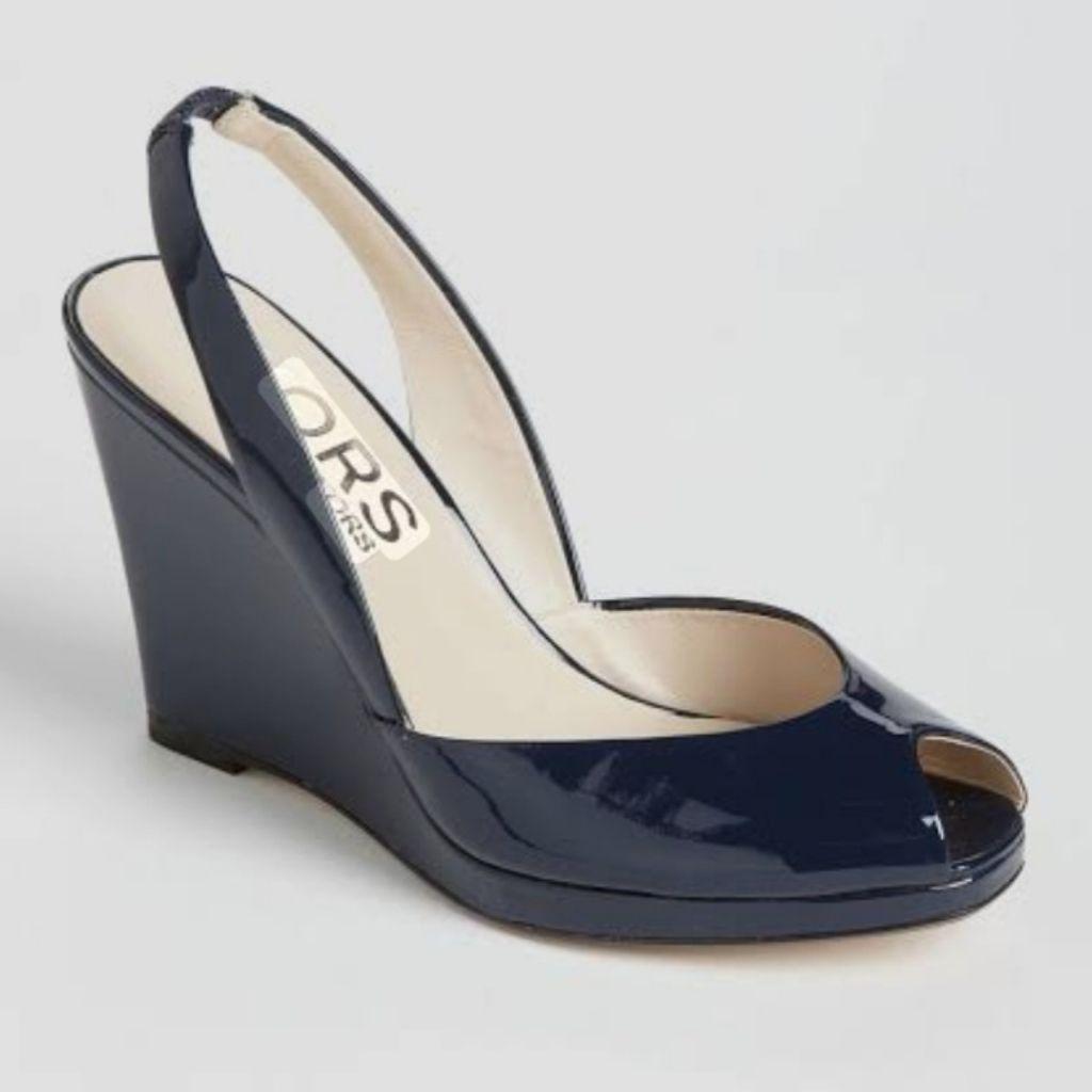 Michael Kors Black Patent leather sandals