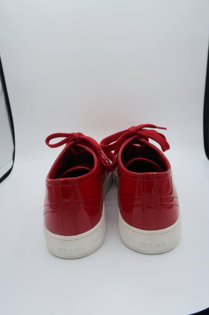 Prada Leather trainers thumbnail 3