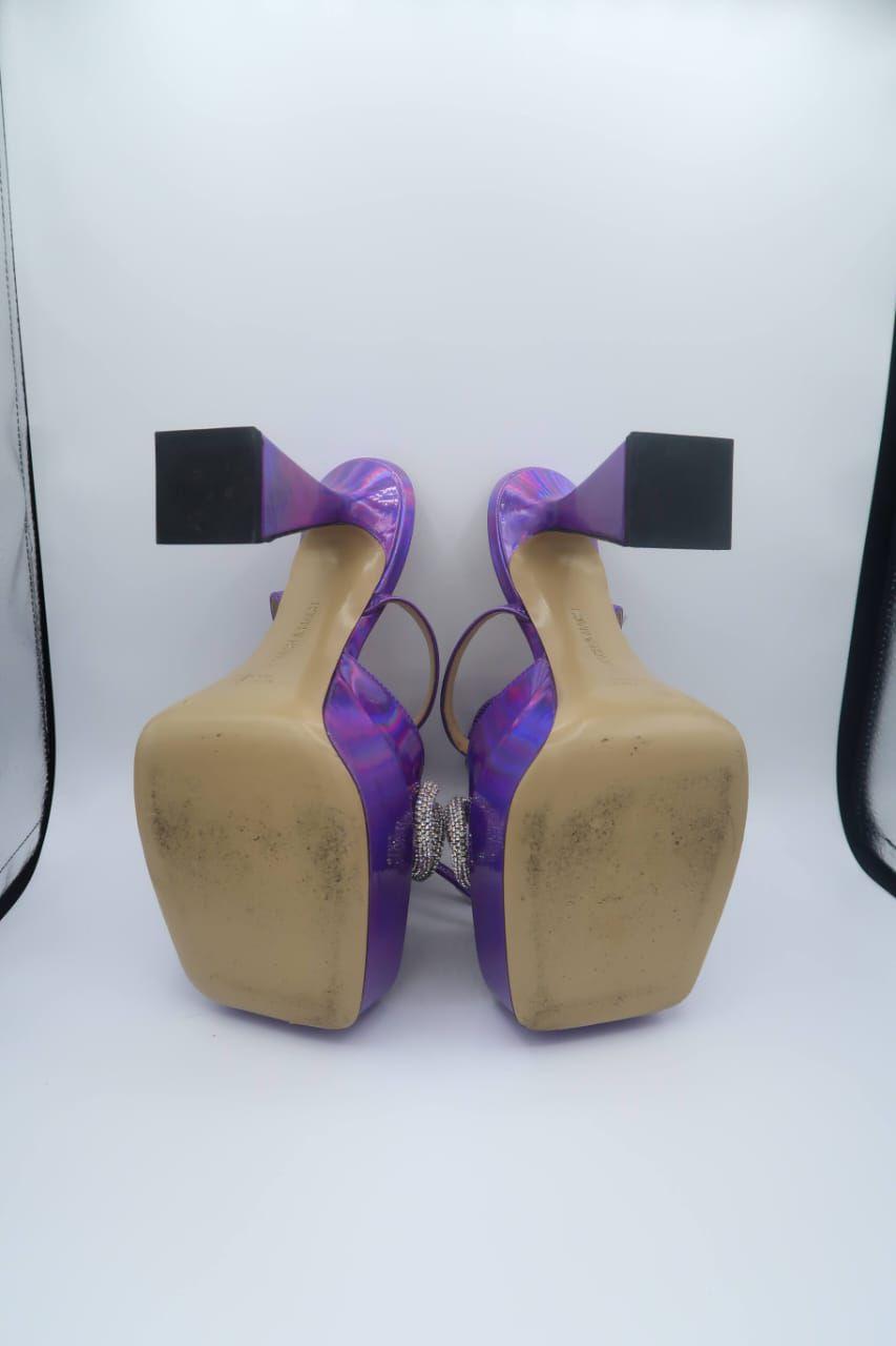 Mach & Mach double bow leather sandals thumbnail 2