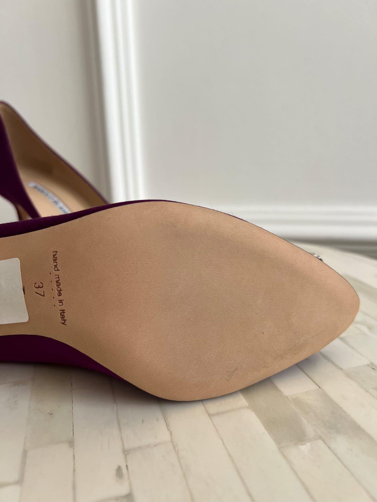 Manolo Blahnik Purple Pumps thumbnail 4