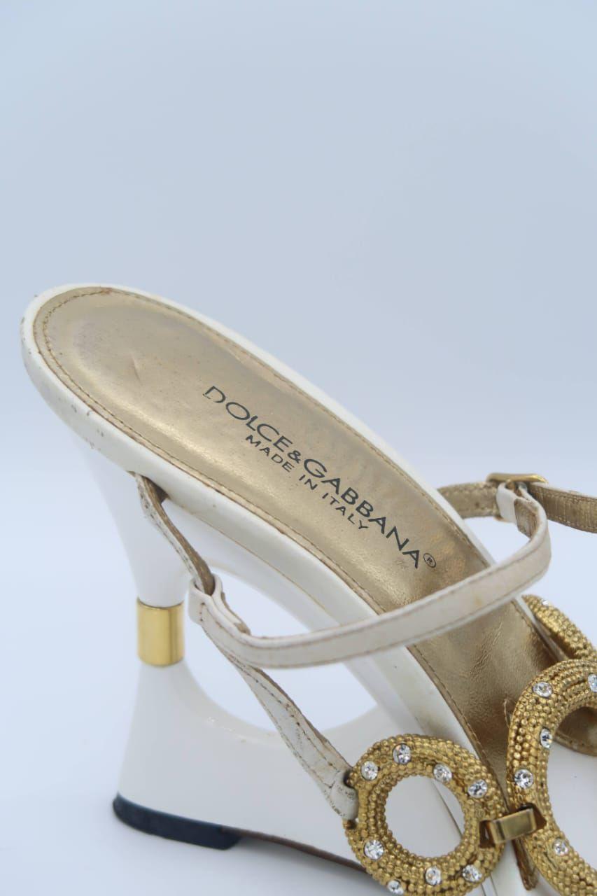 Dolce & Gabbana White Leather thumbnail 4