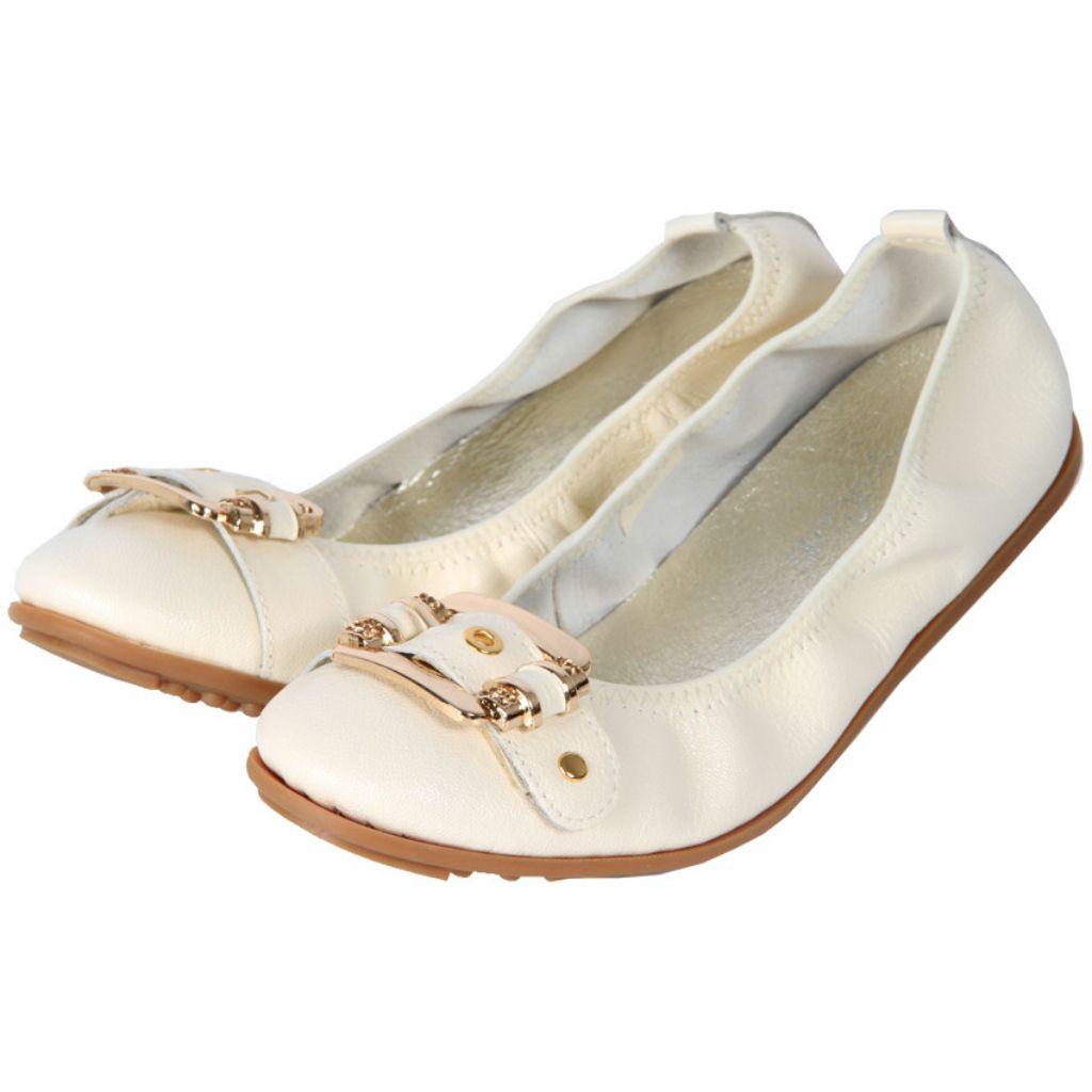 Christian Dior White Patent Ballerina Flats thumbnail 1
