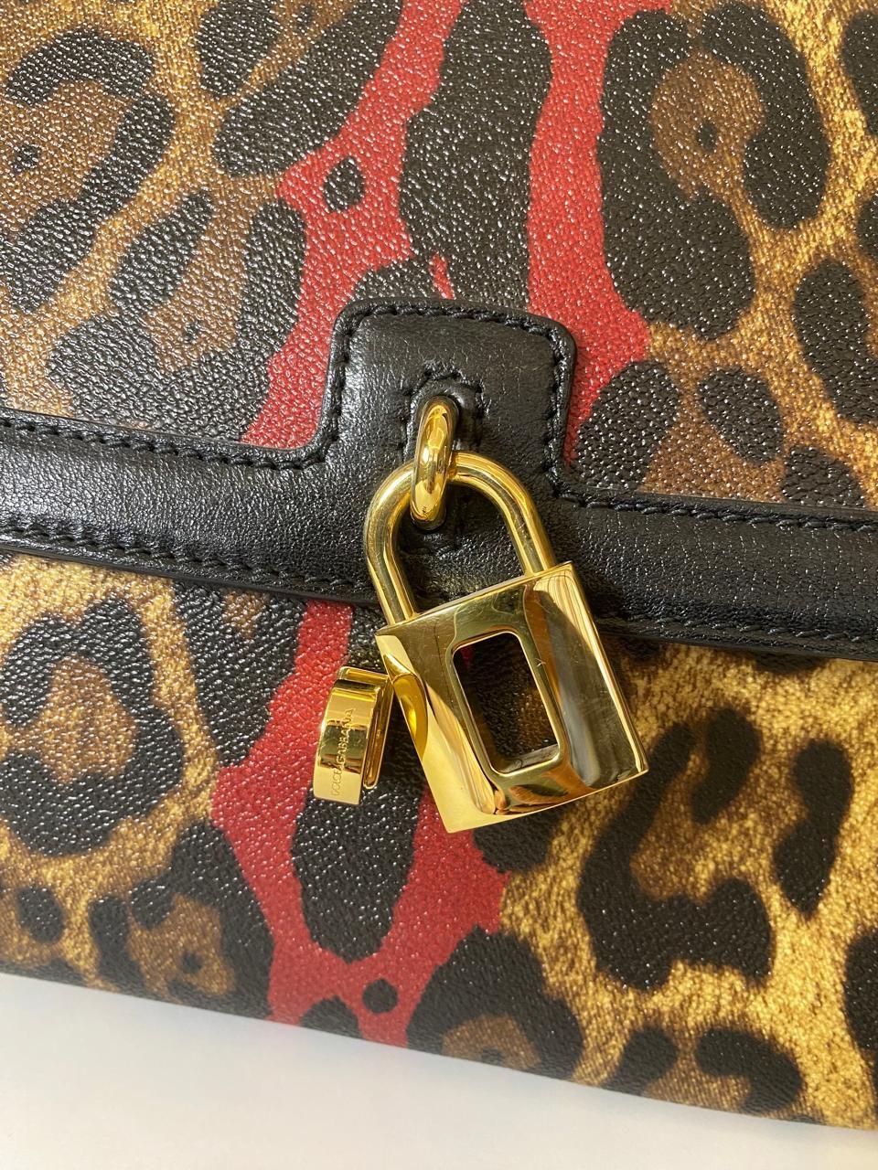 Dolce & Gabbana Leopard print top handle bag thumbnail 4