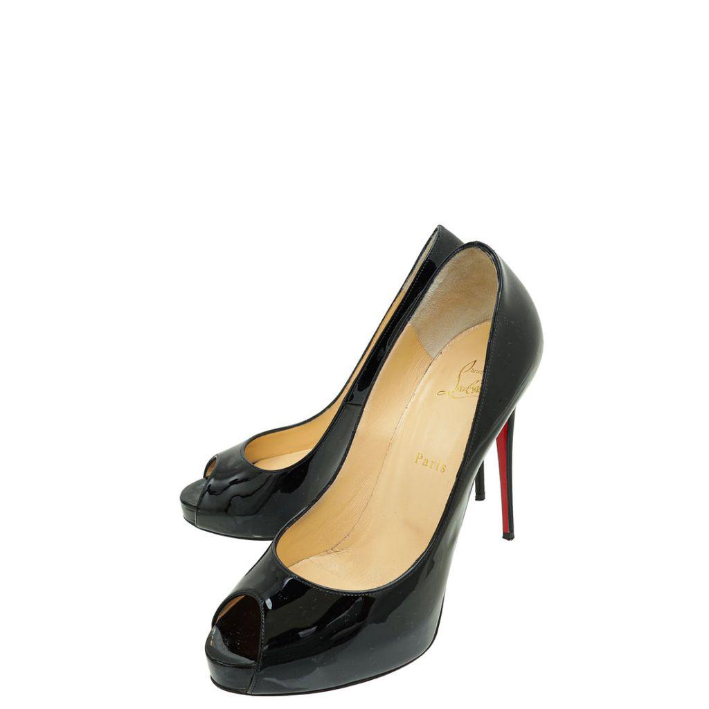 Christian Louboutin Black Suede Pumps Size 39 thumbnail 1