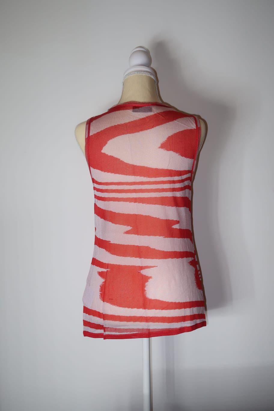 Missoni Red & Pink Knit Tank Top thumbnail 2