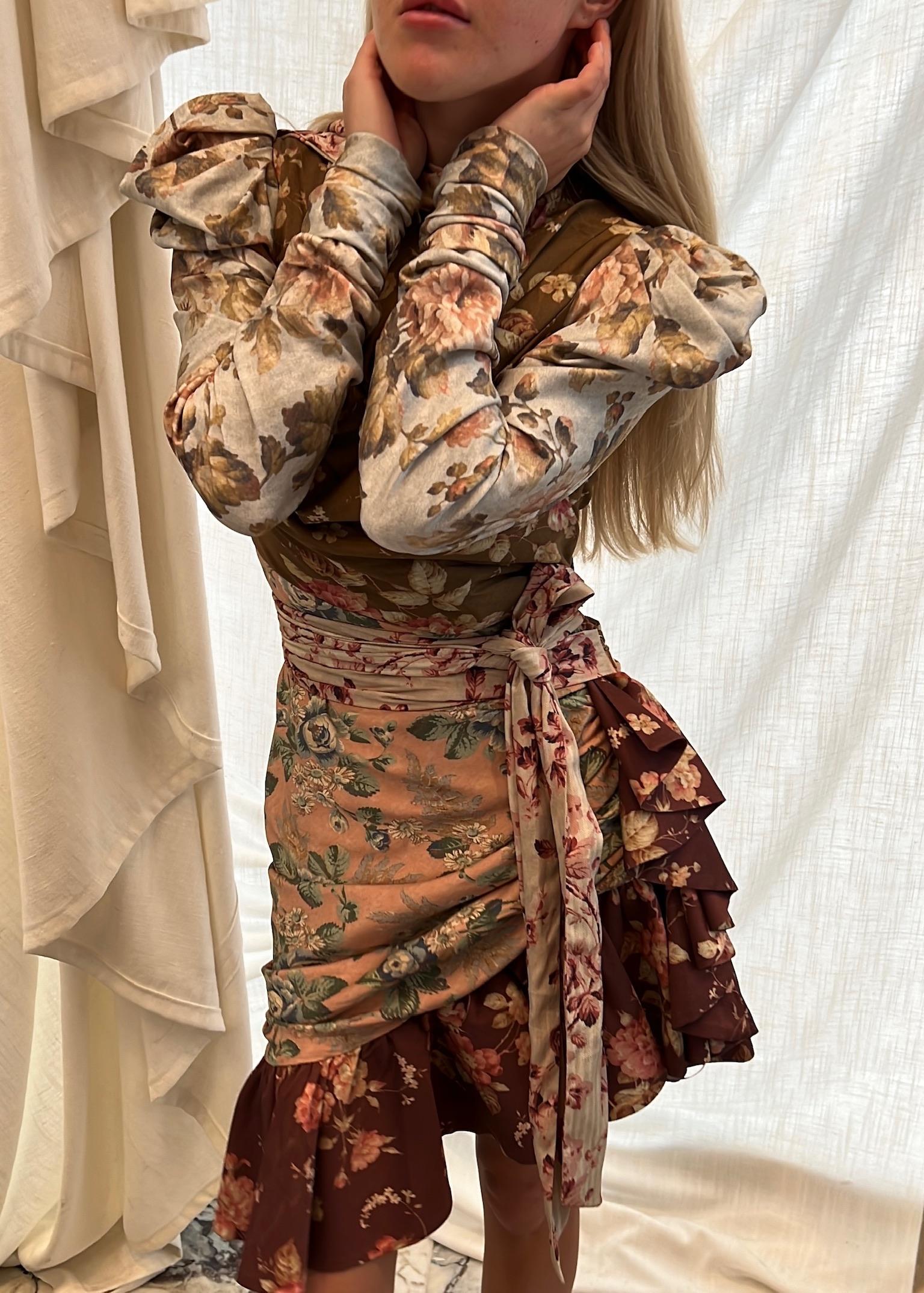 Zimmermann Dress long sleeve floral mini dress thumbnail 2