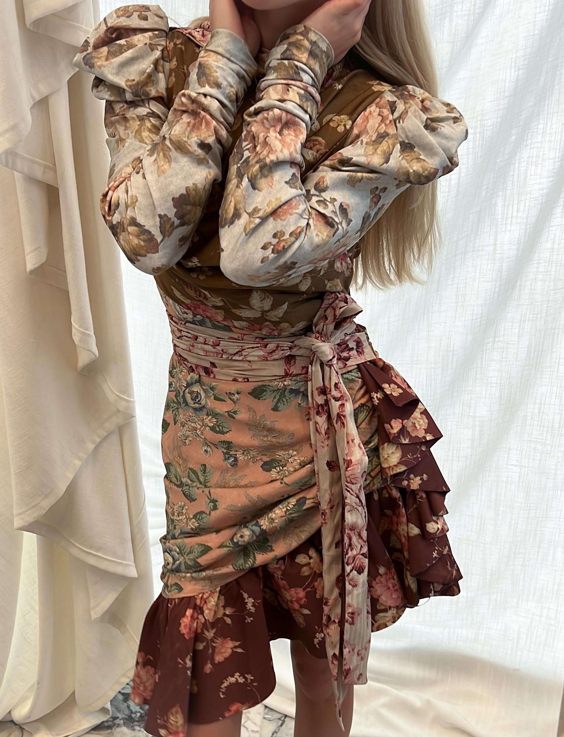 Zimmermann Dress long sleeve floral mini dress thumbnail 4