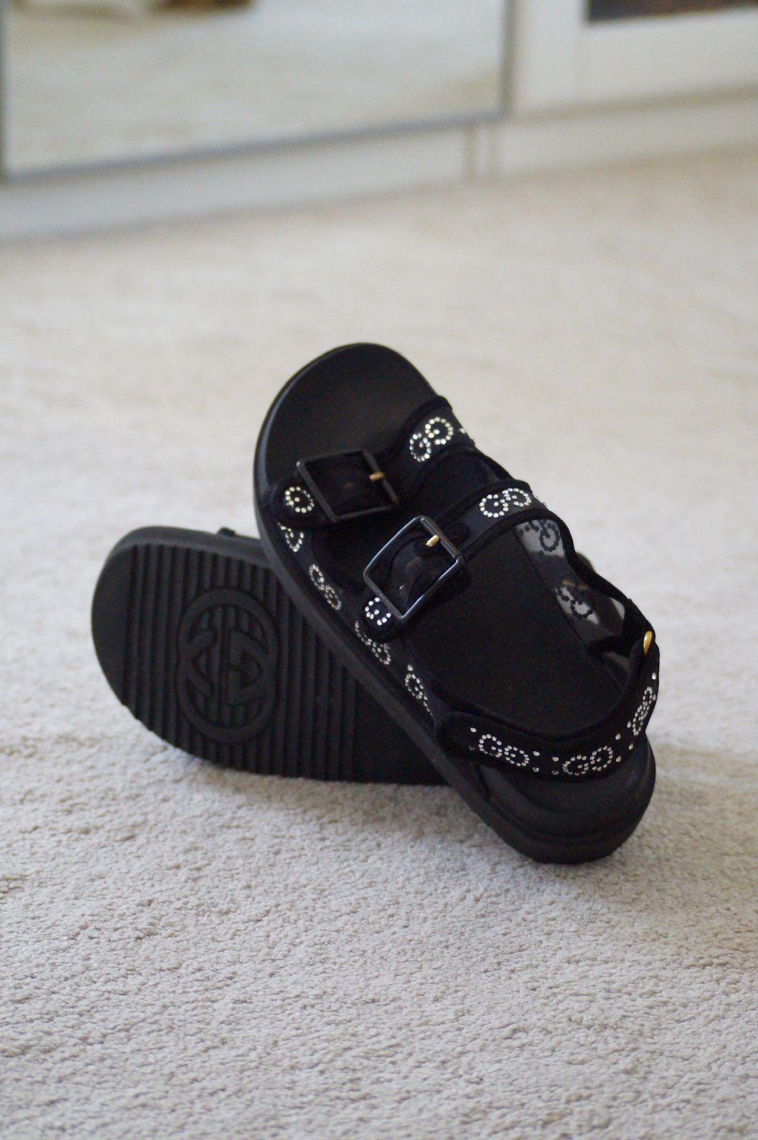 Gucci Crystal Mesh Sandals thumbnail 2