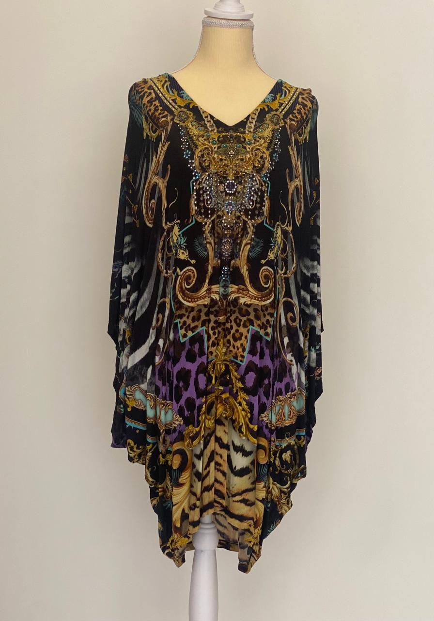 Camilla bat sleeve dress she's got grace thumbnail 2