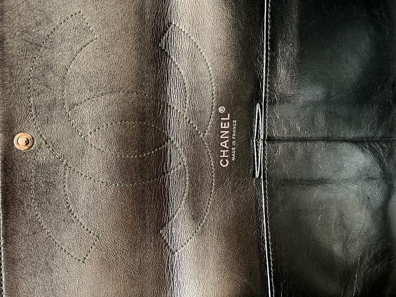 Chanel Metallic Quilted Aged Leather Reissue 2.55 Classic 227 Flap Bag thumbnail 3