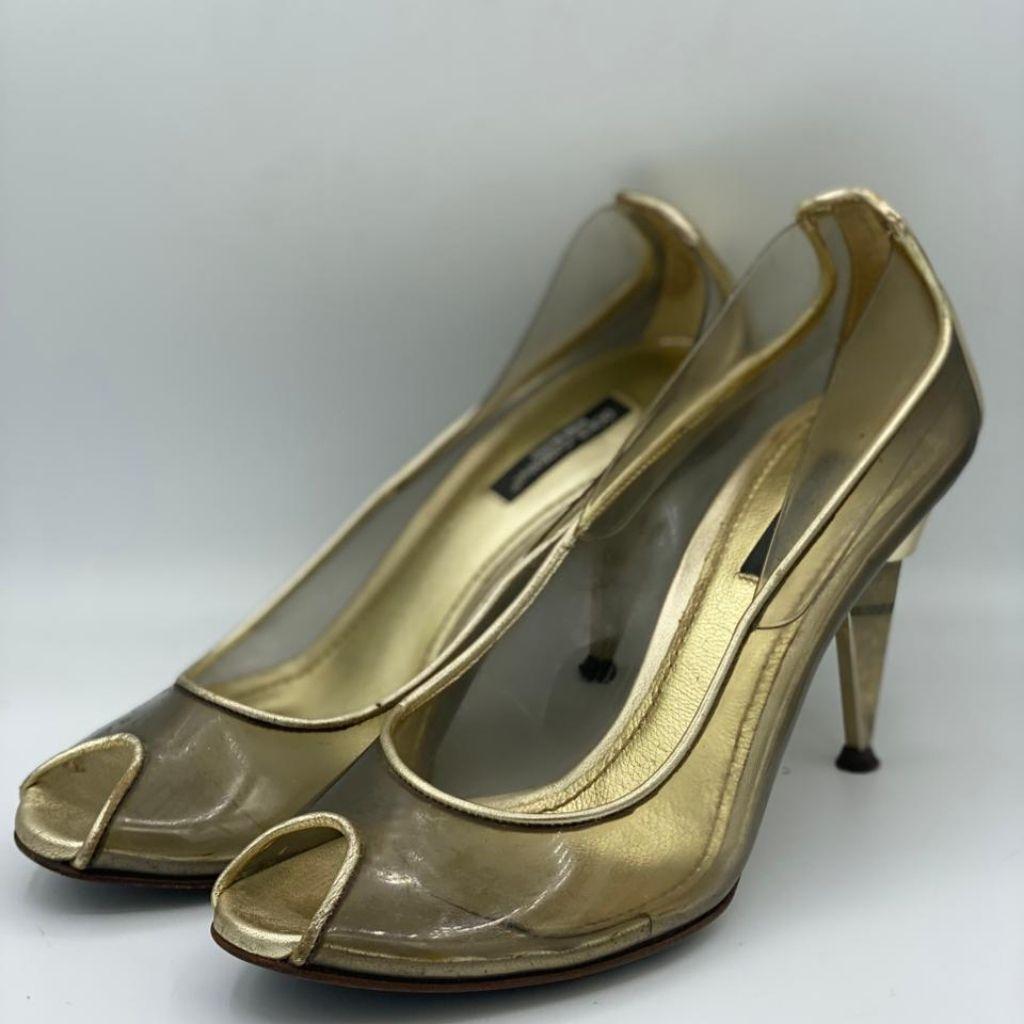 Dolce&Gabbana Pumps Vintage Peep Toe Heels thumbnail 1