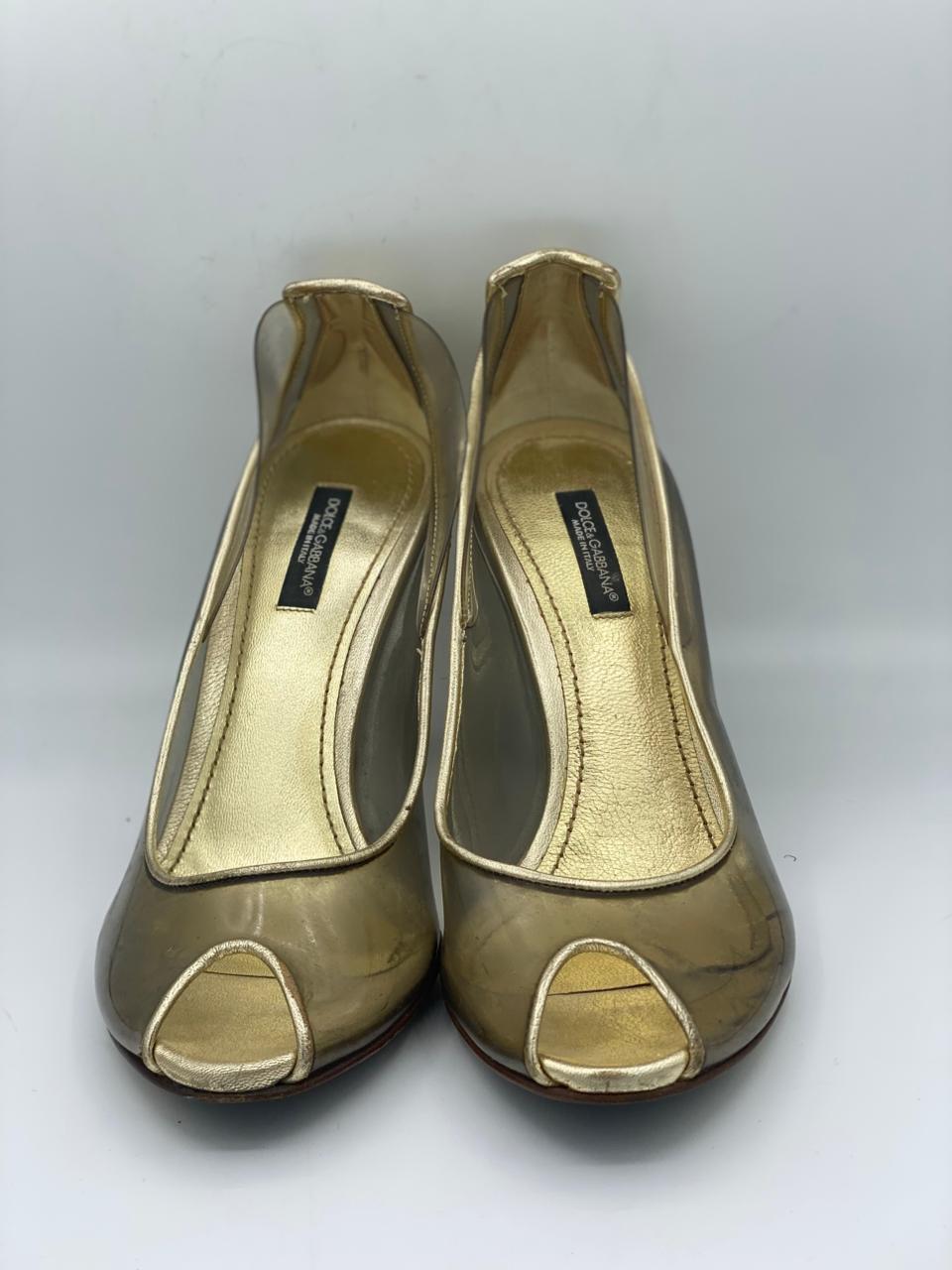 Dolce&Gabbana Pumps Vintage Peep Toe Heels thumbnail 2