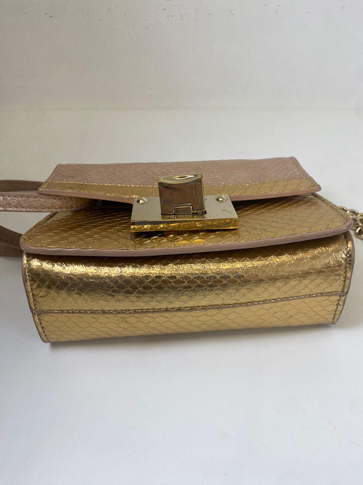 Jimmy Choo Metallic Leather Rebel Crossbody Bag thumbnail 2