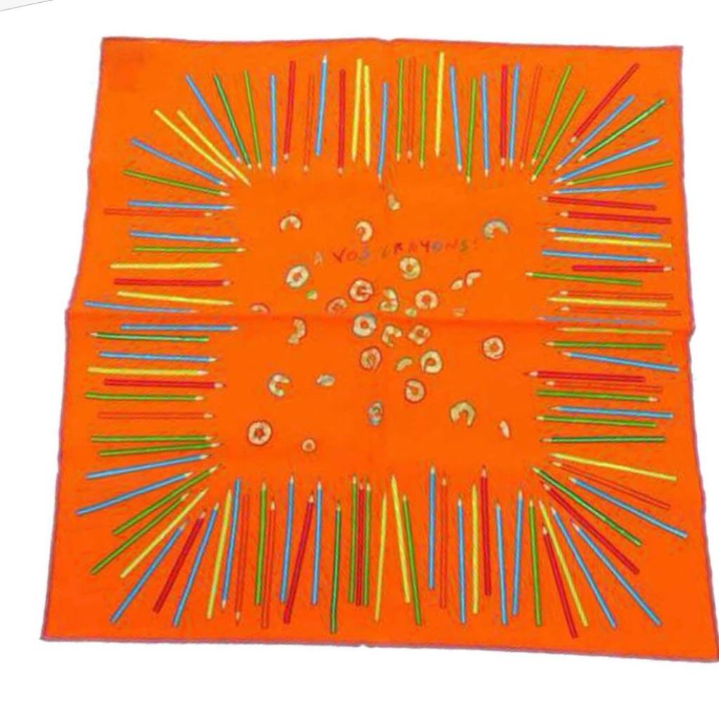 Hermes silk scarf thumbnail 1