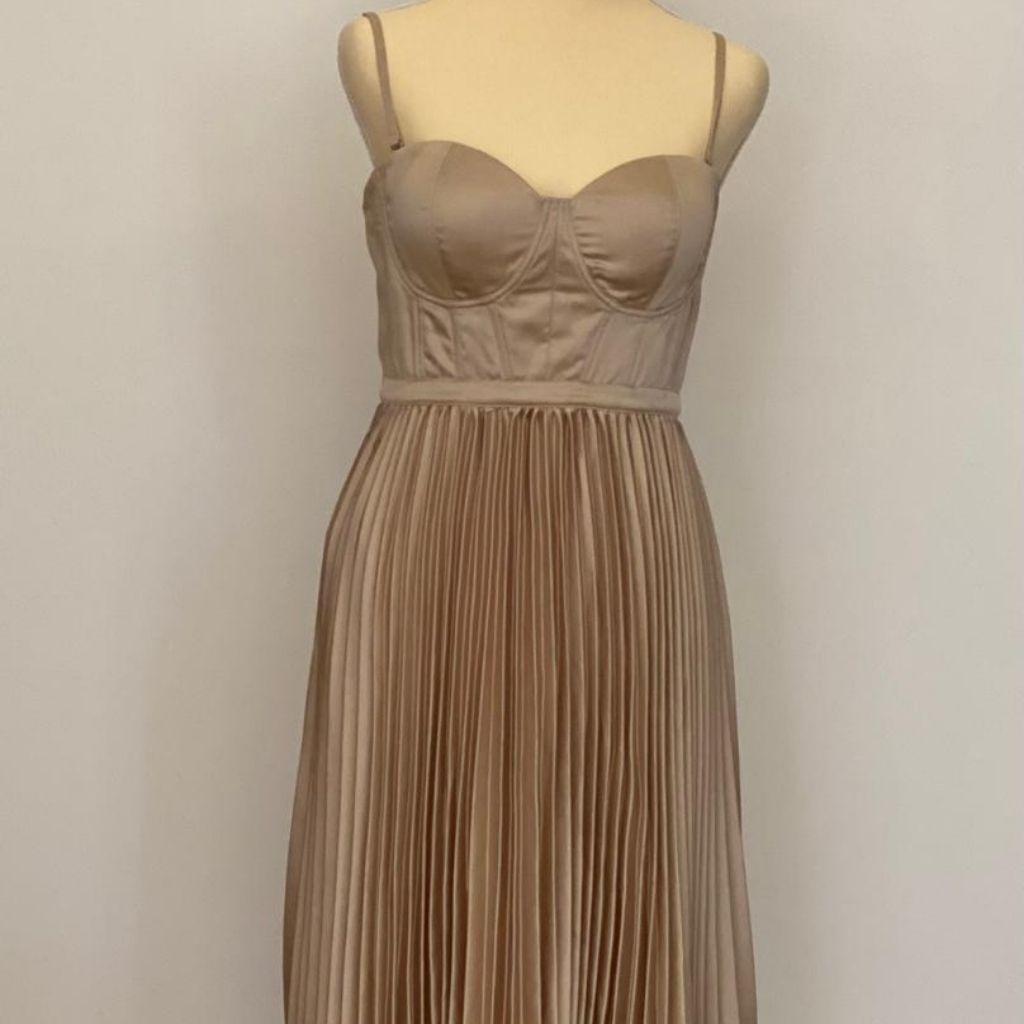 Elle Zeitoune
Milan Bustier Pleated Dress thumbnail 1
