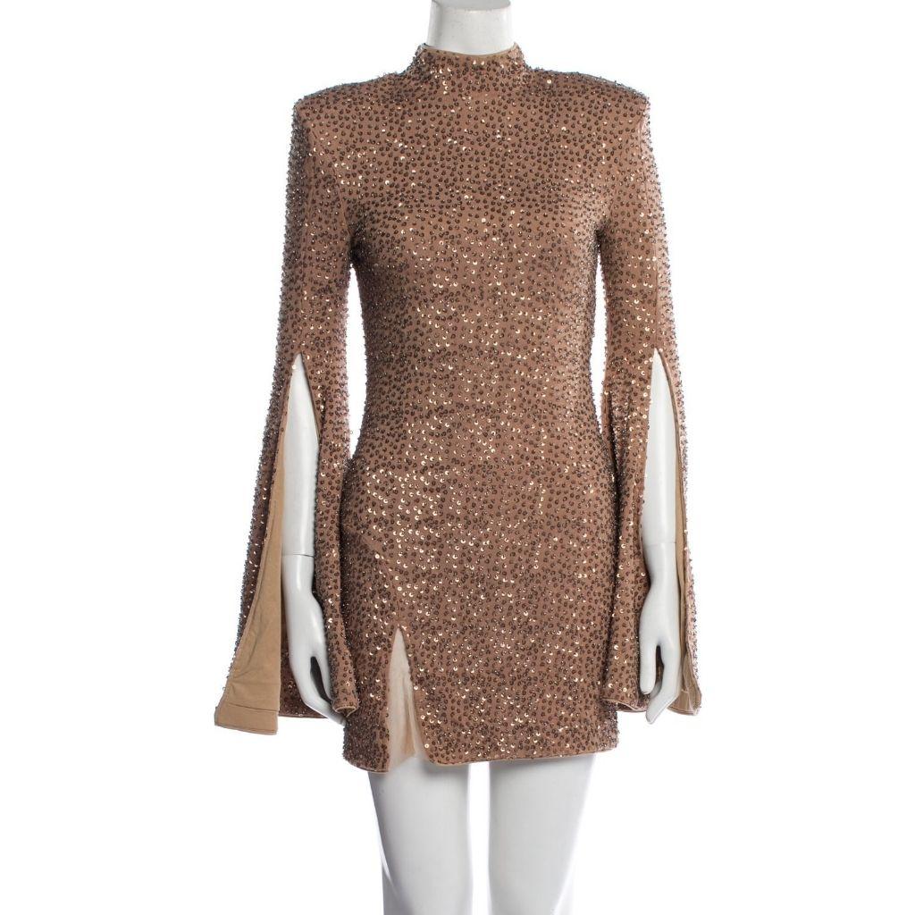 Michael Costello x Revolve Mock Neck Mini Dress thumbnail 1