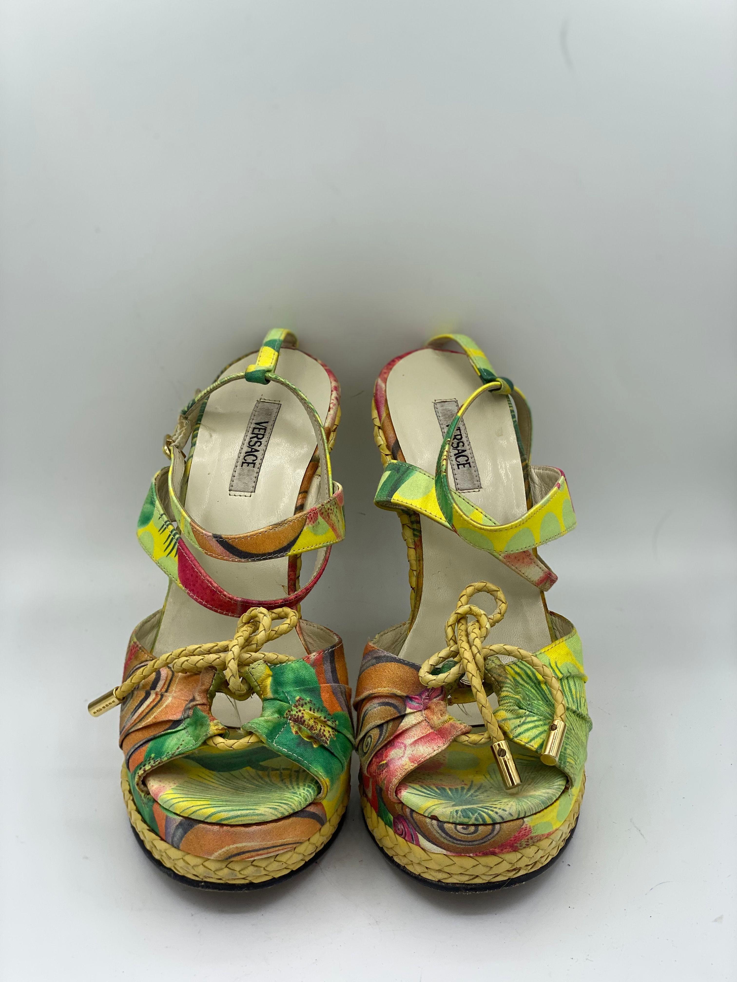 Versace Espadrilles Wedge sandals thumbnail 2