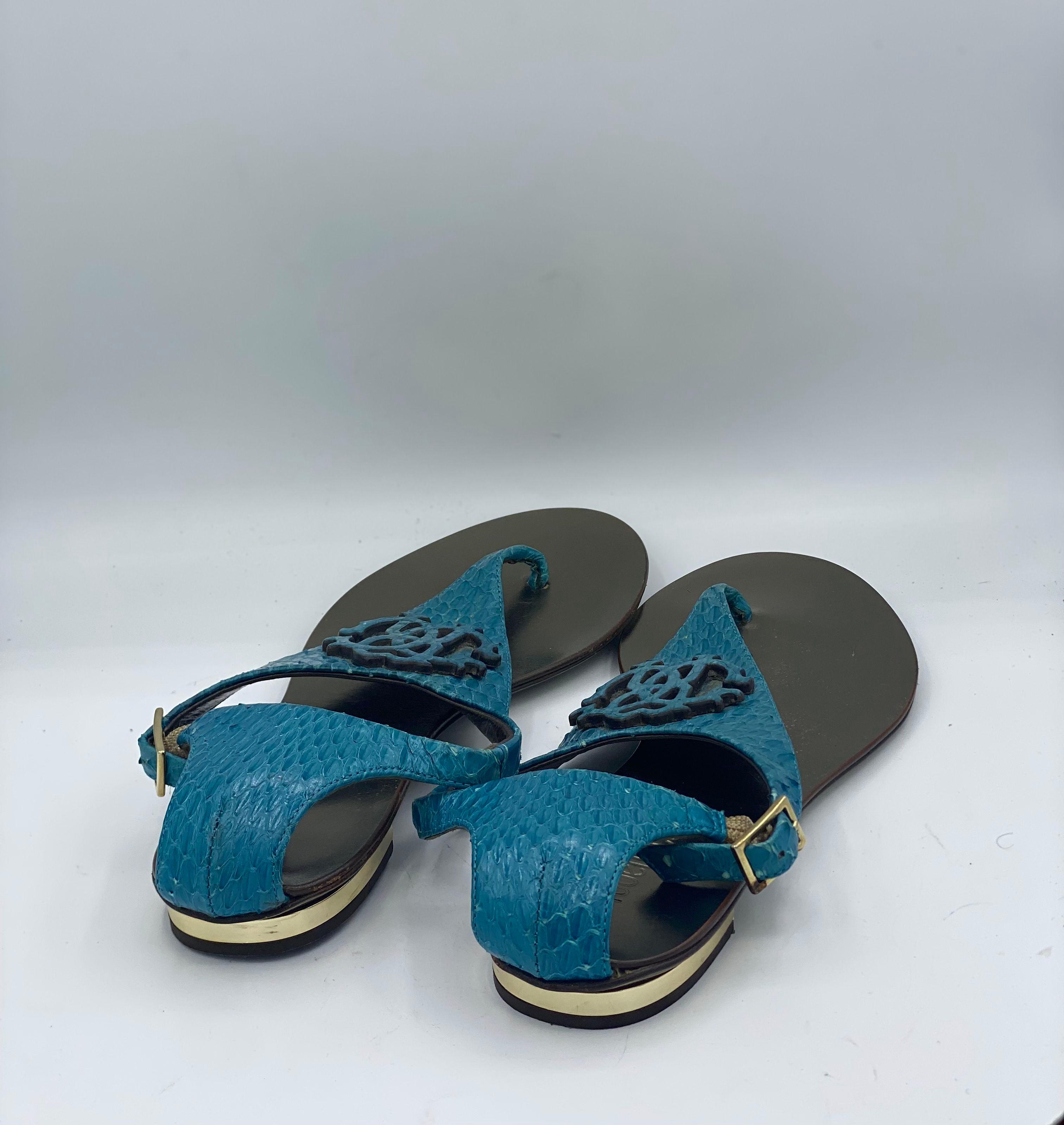Roberto Cavalli flat sandals thumbnail 4