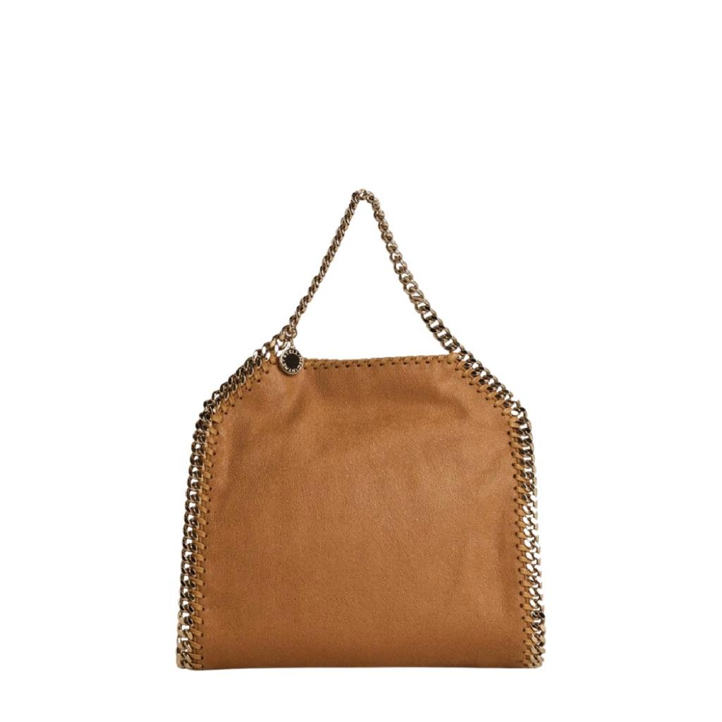 Falabella Fold Over Tote Bag in eco shaggy deer