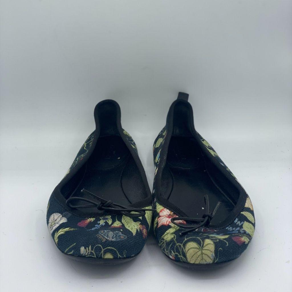 Gucci Floran Print Ballet Flats thumbnail 1