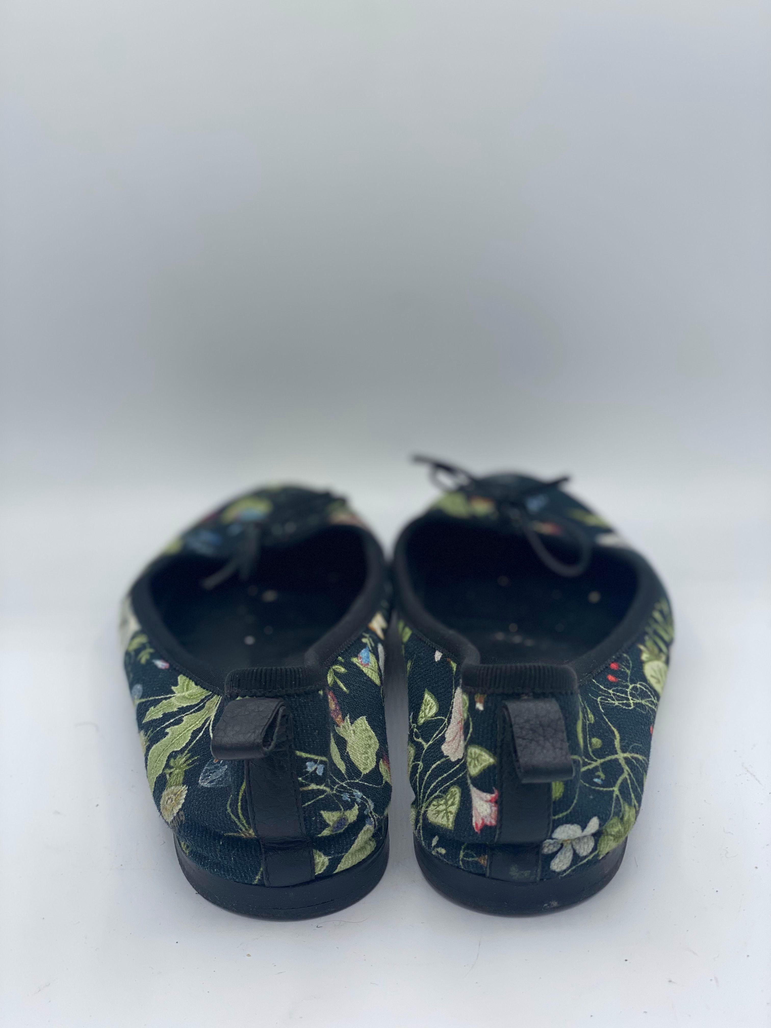 Gucci Floran Print Ballet Flats thumbnail 4