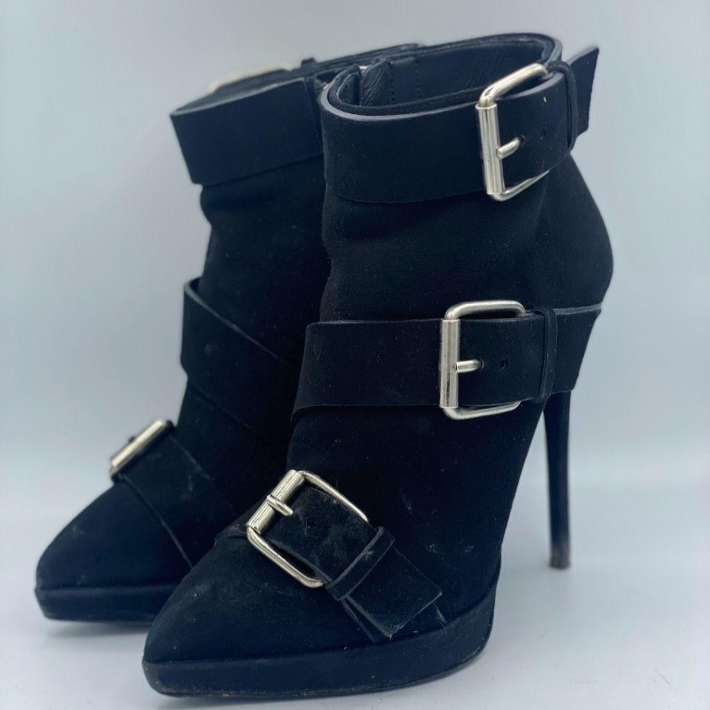 Giuseppe Zanotti Black Suede Boots thumbnail 1