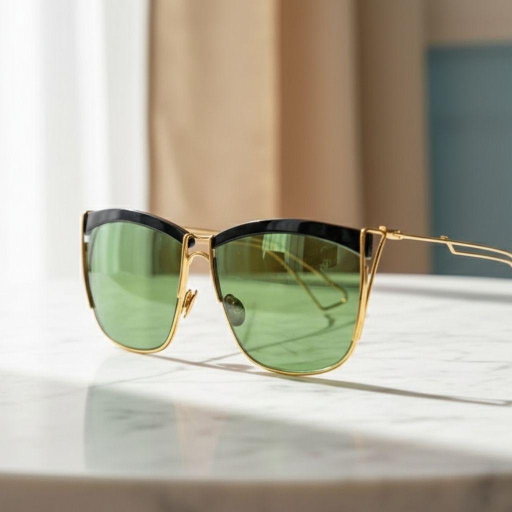 Dior  so Electric Rare gold Green Sunglasses thumbnail 1