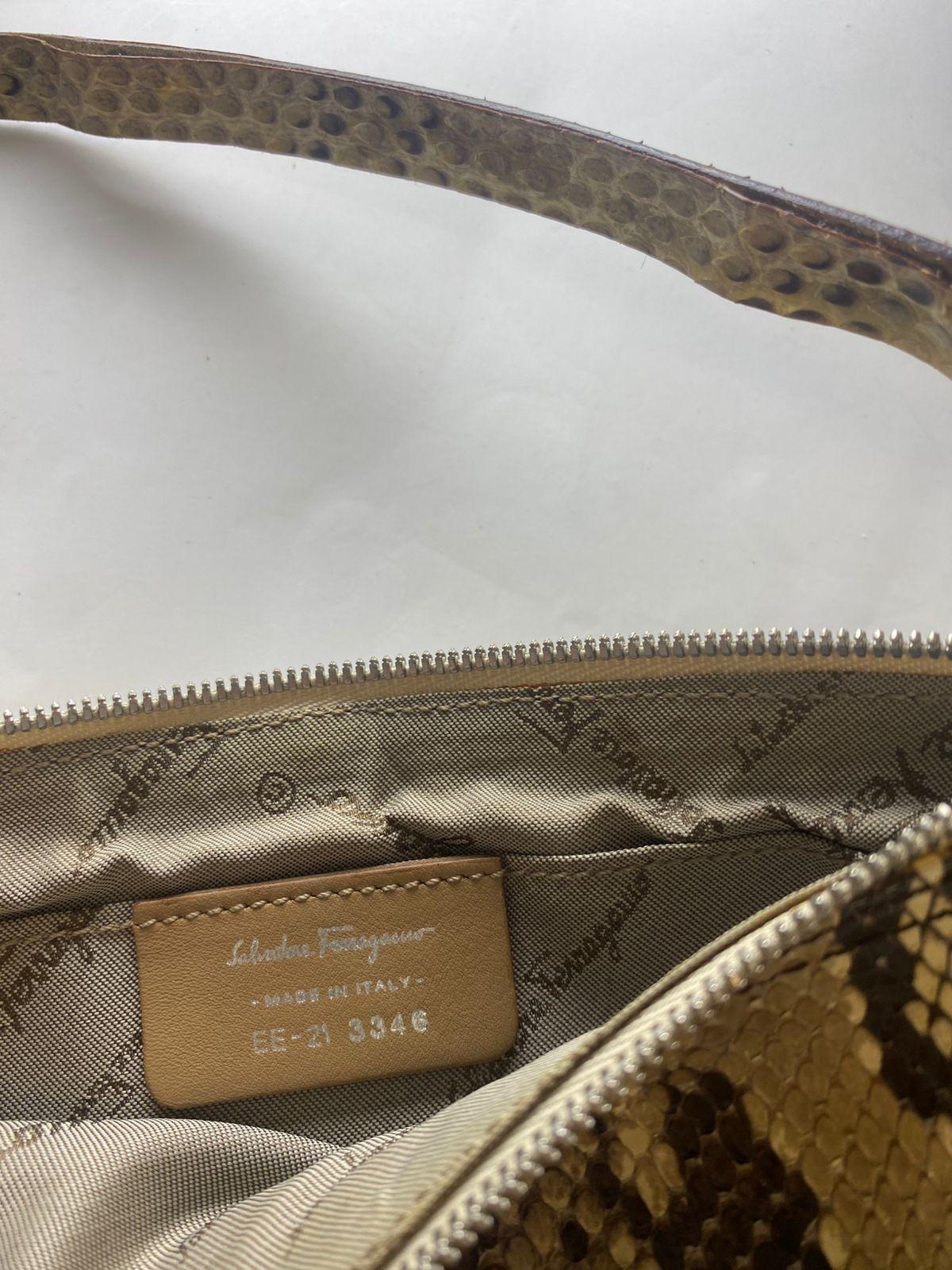 Salvatore Ferragamo handle bag animal print thumbnail 3