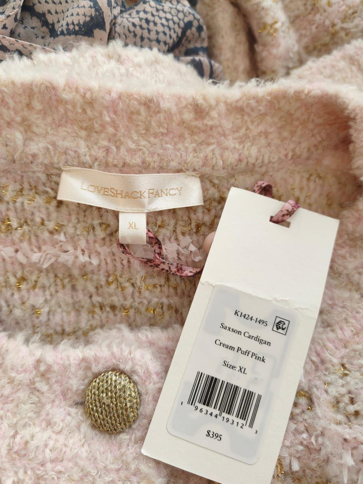 LoveShackFancy Saxson cardigan size XL thumbnail 4