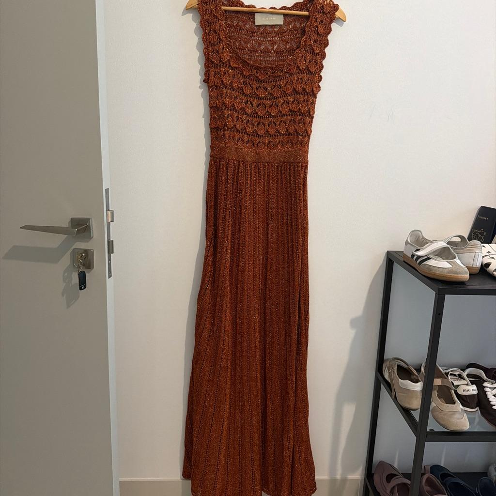Elie Saab Orange Crochet Dress - Never Worn!